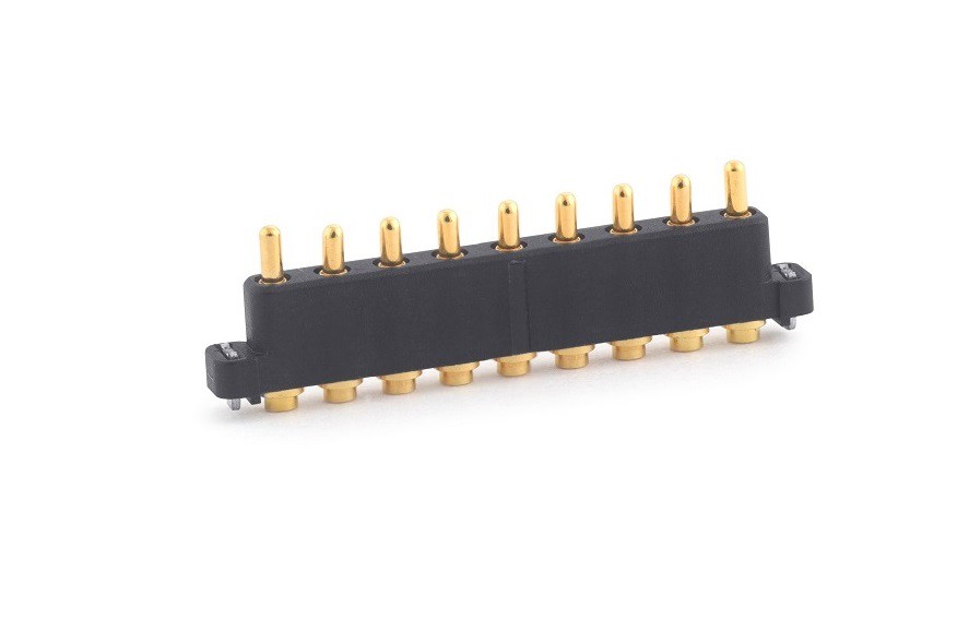 9 Pin Plated gold Pogo Pin Connector