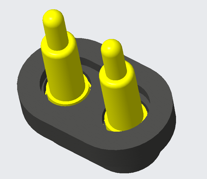 Waterproof male and female Pogo Pin connector