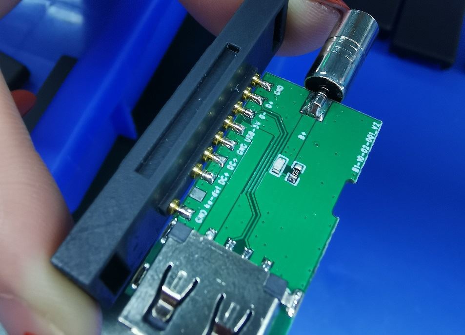 วิธีแก้ปัญหา Pogo pin head แขวนกระป๋อง？