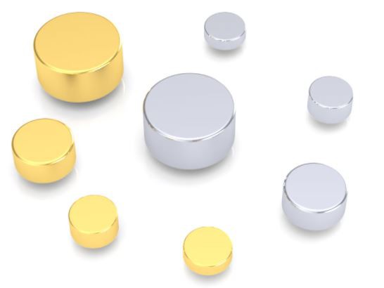 หมุดทองชุบแข็ง