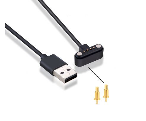 3 Pin Magnetic Pogo Pin Connector Charging Cable