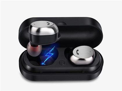 หูฟัง TWS กำลังชาร์จ 1A 2Pin Pogo Pin