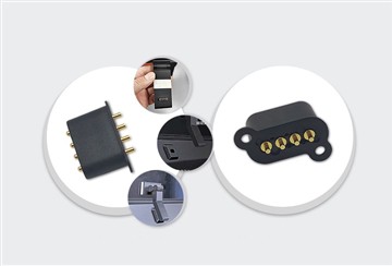 ขั้วต่อพิน pogo กันน้ำ